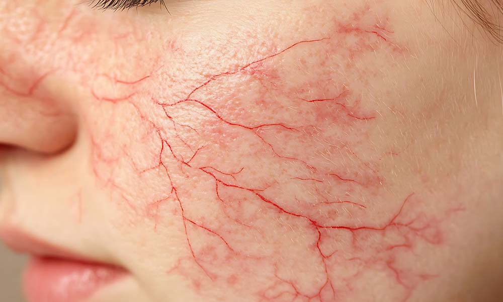 how to get rid of spider veins on face